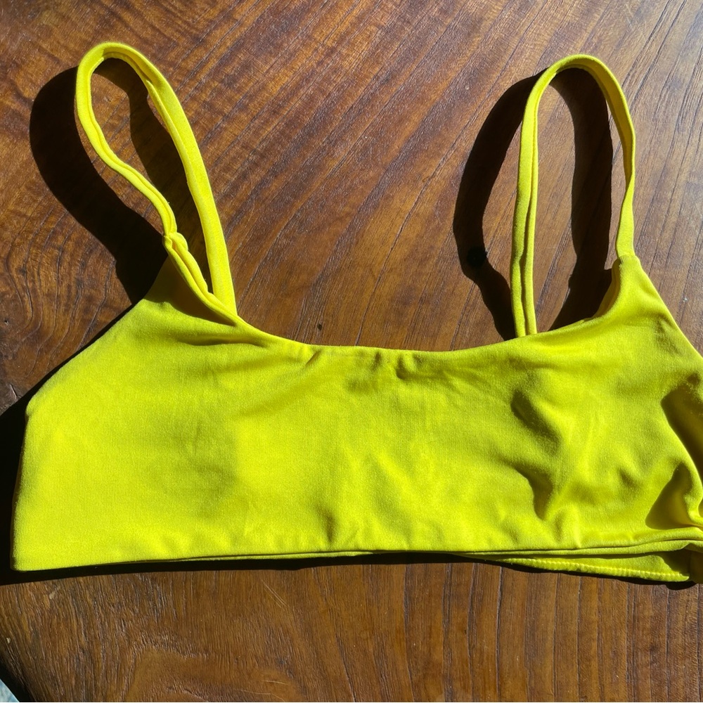 San Lorenzo Vibrant Yellow Bikini Top